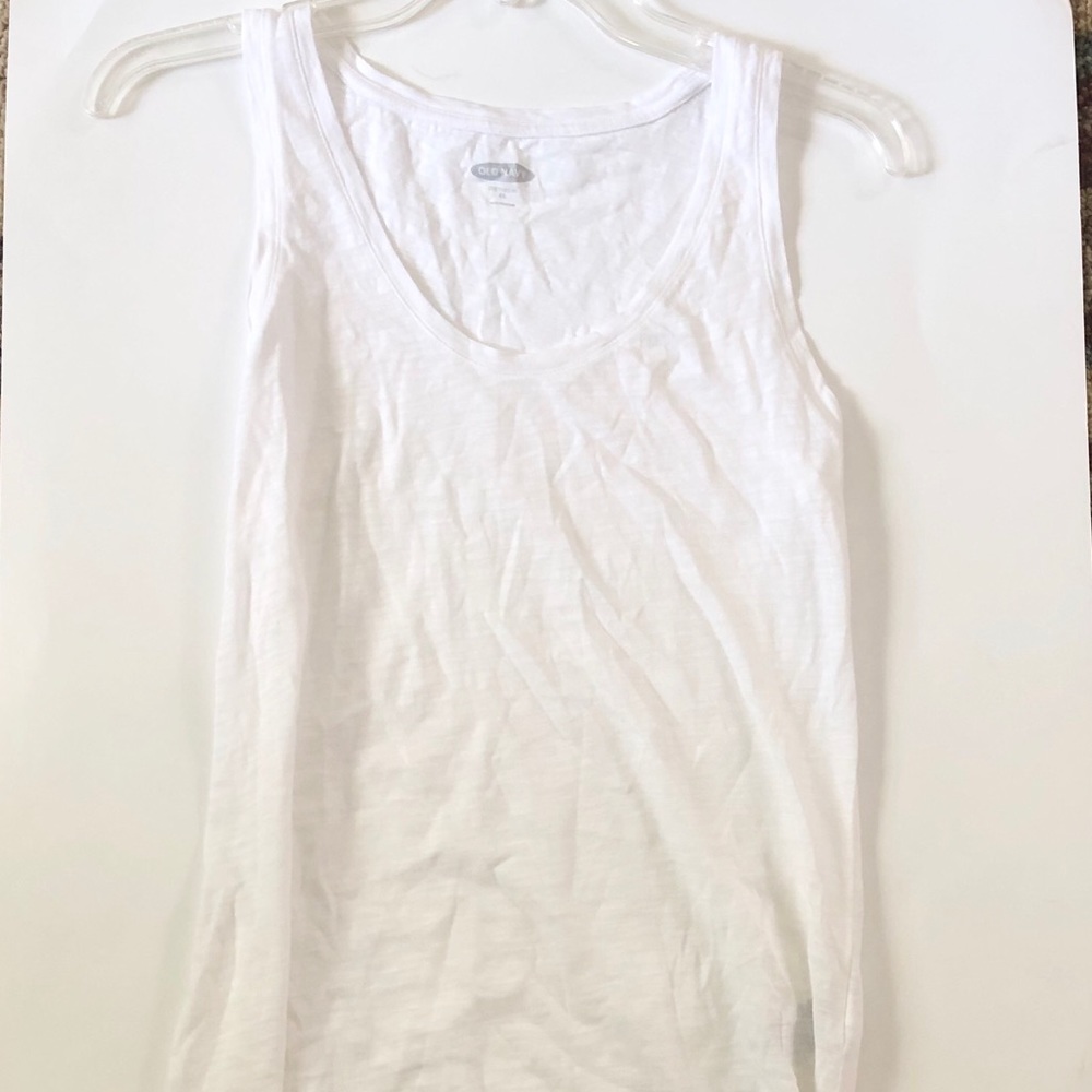 {old navy} white tank top